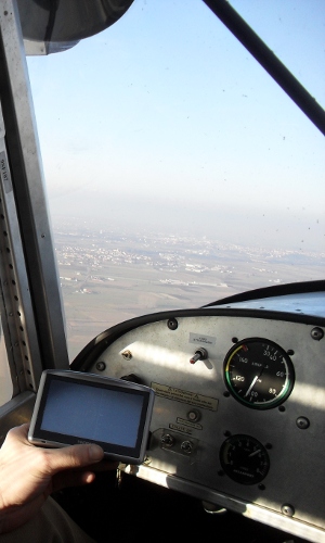 AirNavigator working during a flight on my TomTom